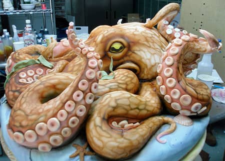 giant octopus cake